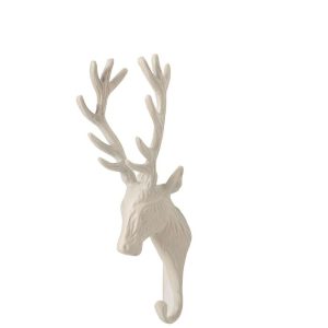 COAT RACK DEER ALUMINIUM OFF-WHITE