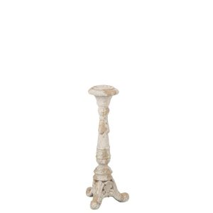 TEALIGHT HOLDER OUTDOOR MAGNESIUM ECRU/BEIGE SMALL
