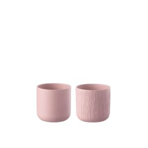 FLOWERPOT GEN CERAMIC PINK EXTRA SMALL ASSORTMENT OF 2