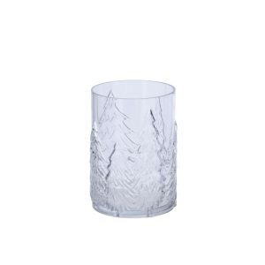 VASE TREE GLASS TRANSPARENT SMALL