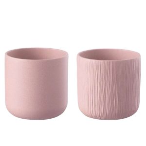 FLOWERPOT GEN CERAMIC PINK XXL ASSORTMENT OF 2