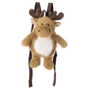 BACKPACK MOOSE POLYESTER CARAMEL/BROWN