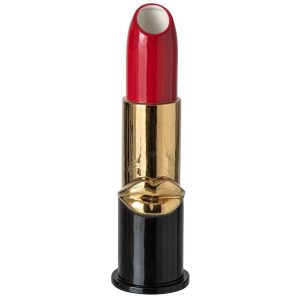 VASE LIPSTICK RESIN RED