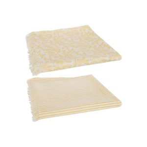TAFELKLEED INDI TEXTIEL GEEL ASSORTIMENT VAN 2