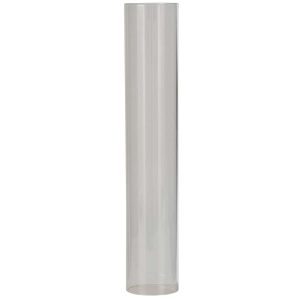 CANDLE HOLDER TUBE CRYSTAL TRANSPARENT
