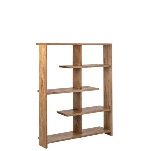 BOOKCASE MANGO WOOD NATURAL MEDIUM