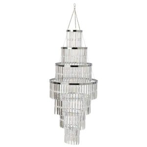 LAMP SHADE MODERN CHANDELIER ACRYLIC TRANSPARENT LARGE