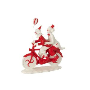CLOWN BIKE STONE RED/WHITE
