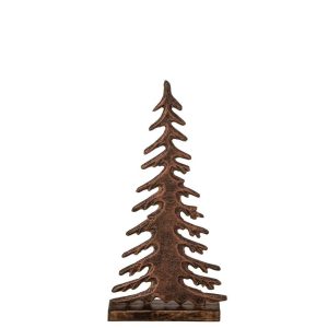 PINE TREE ON BASE ALUMINIUM COPPER/NATURAL SMALL