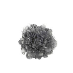 BAUBLE DECO LOOSE FEATHERS SILVER