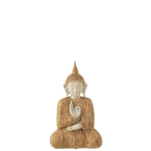 BUDDAH SITTING POLY NATURAL/BEIGE SMALL