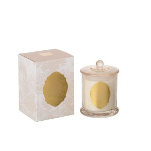 SCENTED CANDLE ECLAT ROYAL WAX LIGHT BEIGE/GOLD LARGE