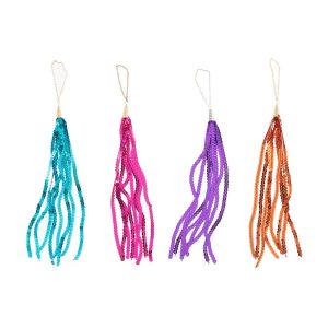 HANGER SEQUIN PLASTIC MIX ASSORTMENT OF 4