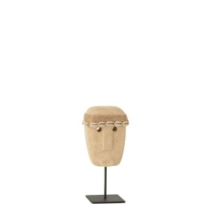 STATUE JULIEN STONE/SHELLS NATURAL SMALL