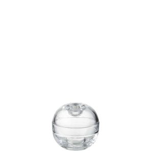 JAR CANDLE HOLDER GLASS TRANSPARENT