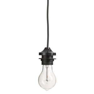 SOCKET PLASTIC BLACK