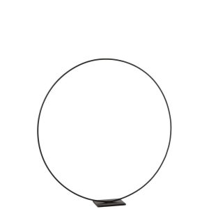 RING ON FOOT METAL BLACK LARGE