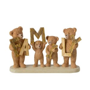 BEAR FAMILY POLYRESIN CAMEL