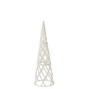 CONE TINSEL IRON WHITE SMALL