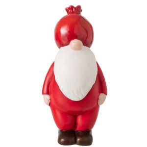 DWARF POMEGRANATE CLAY CHRISTMAS RED/WHITE LARGE