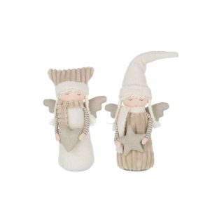 BOY AND GIRL TEXTILE WHITE/BEIGE LARGE ASSORTMENT OF 2