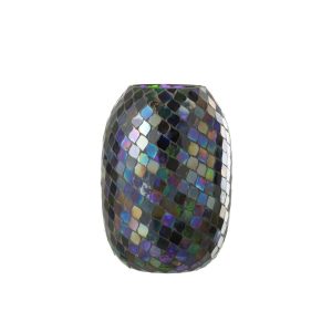 HURRICANE MOSAIC GLASS PURPLE EXTRA LARGE