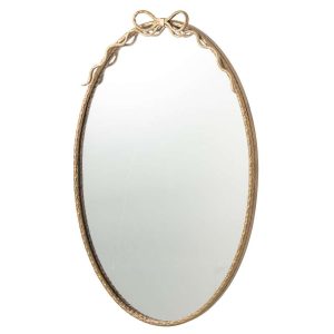 WALL MIRROR KNOT IRON GOLD