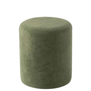 POUFFE MDF GREY-GREEN