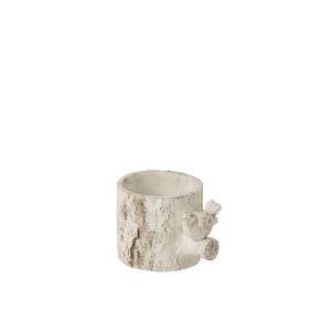 FLOWERPOT BIRD CEMENT OFF-WHITE EXTRA SMALL