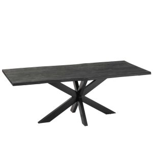 DINING TABLE GERARD BIG MANGO WOOD BLACK