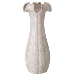 VASE CLAY/GLAZE LIGHT BEIGE LARGE