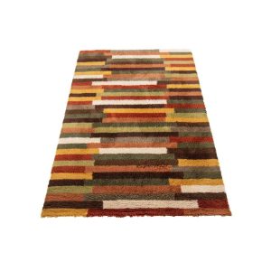 RUG GEOMETRIC WOOL MULTI