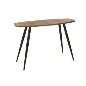 CONSOLE OVAL RECYCLE TEAK NATURAL