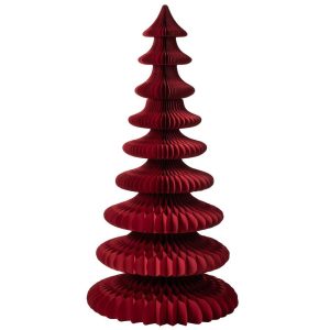 TREE PAPER CHRISTMAS RED EXTRA EXTRA LARGE