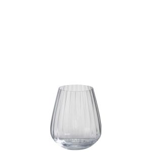 DRINKING GLASS WATER STRIPES GLASS TRANSPARENT