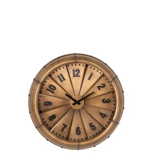 WALL CLOCK MATEL GOLD