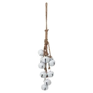HANGER BELL ROUND IRON WHITE