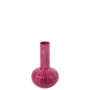 VASE IRON FUCHSIA SMALL