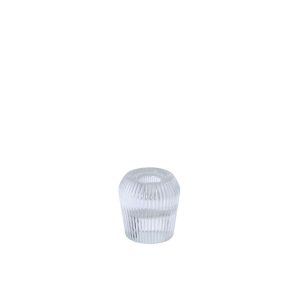 CANDLE HOLDER GLASS TRANSPARENT
