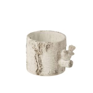FLOWERPOT BIRD CEMENT OFF-WHITE MEDIUM