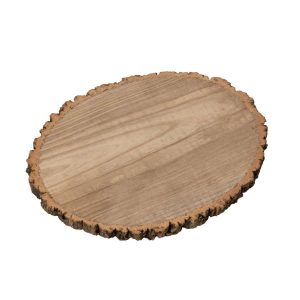 DISC OVAL PAULOWNIA WOOD NATURAL LARGE