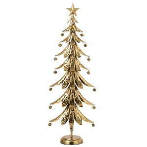 CHRISTMAS TREE IRON GOLD LARGE