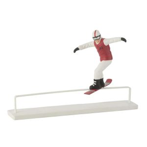 SNOWBOARDER OBSTACLE RESIN RED/WHITE