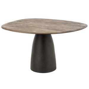 DINING TABLE MANGO WOOD DARK BROWN/BLACK