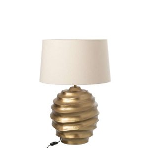 TABLE LAMP ALUMINIUM GOLD