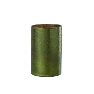 HURRICANE MIRROR GREEN GLASS LARGE