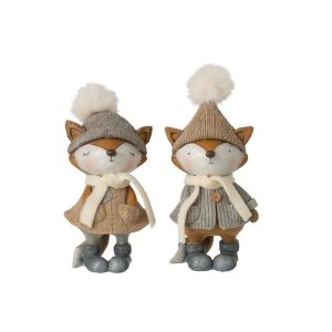 FOX WINTER POLYESTER GREY/BROWN LARGE ASSORTMENT OF 2