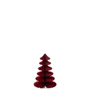 TREE PAPER CHRISTMAS RED SMALL