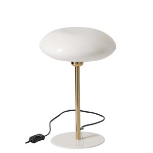 TABLE LAMP METAL WHITE/GOLD