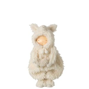 CHILD SHEEP POLYESTER WHITE